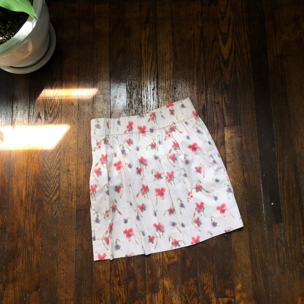 Cute JCrew High waisted elastic waist skirt XS